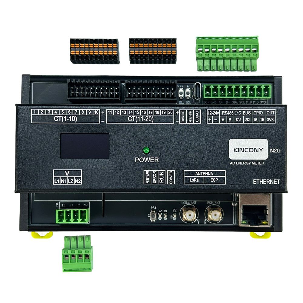 20 Channel ESP32 AC LoRa Energy Meter – N20