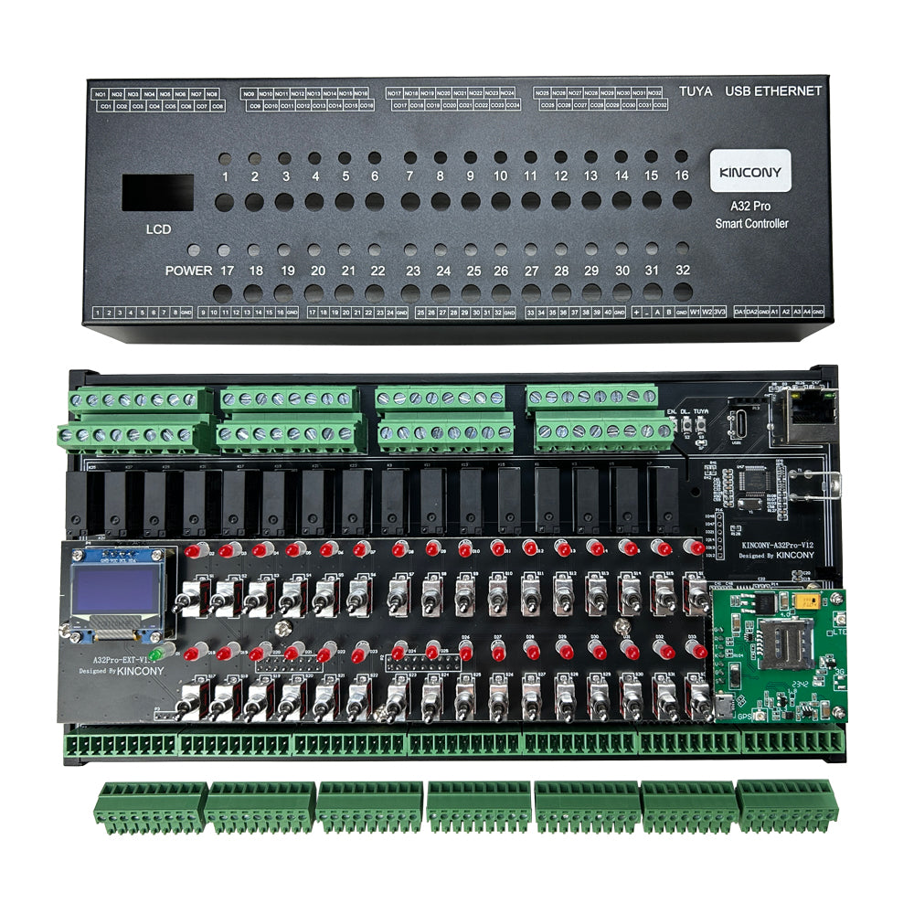 KinCony A32 Pro 32 Channel 4G ESP32 Relay Board