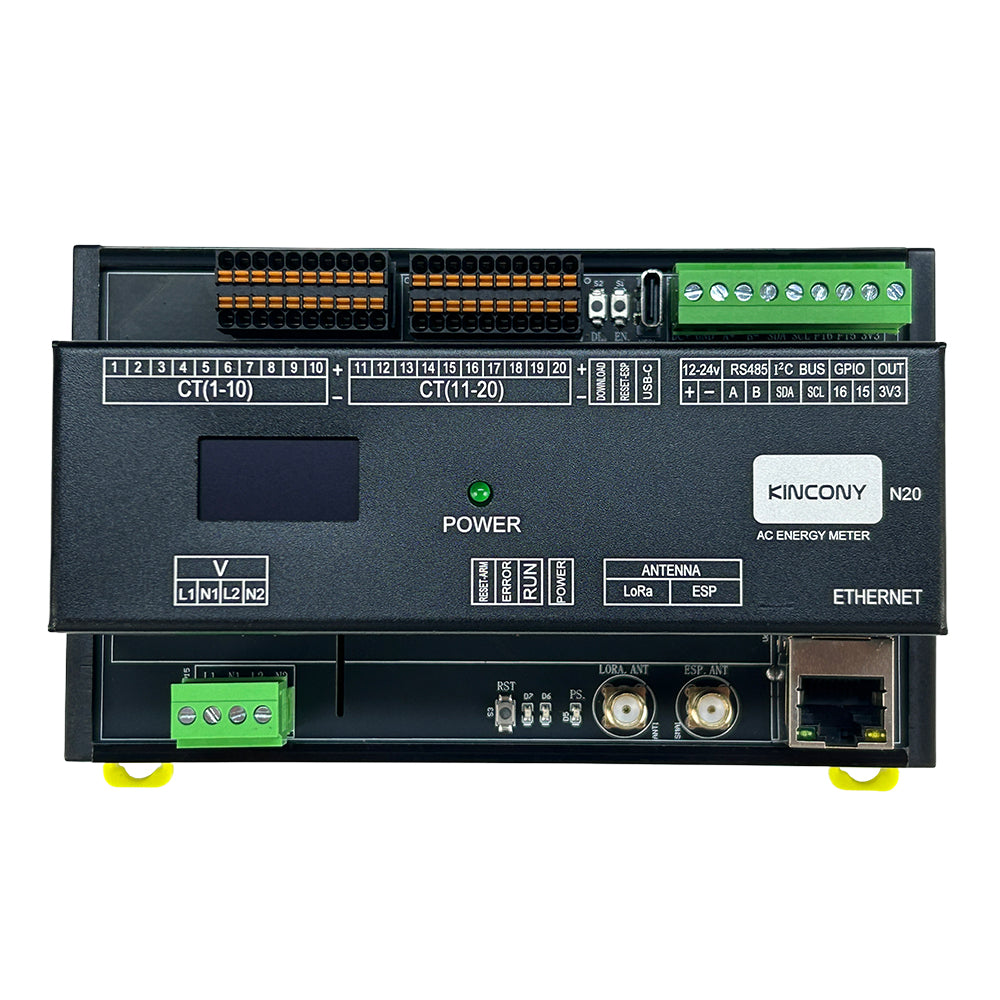 20 Channel ESP32 AC LoRa Energy Meter – N20