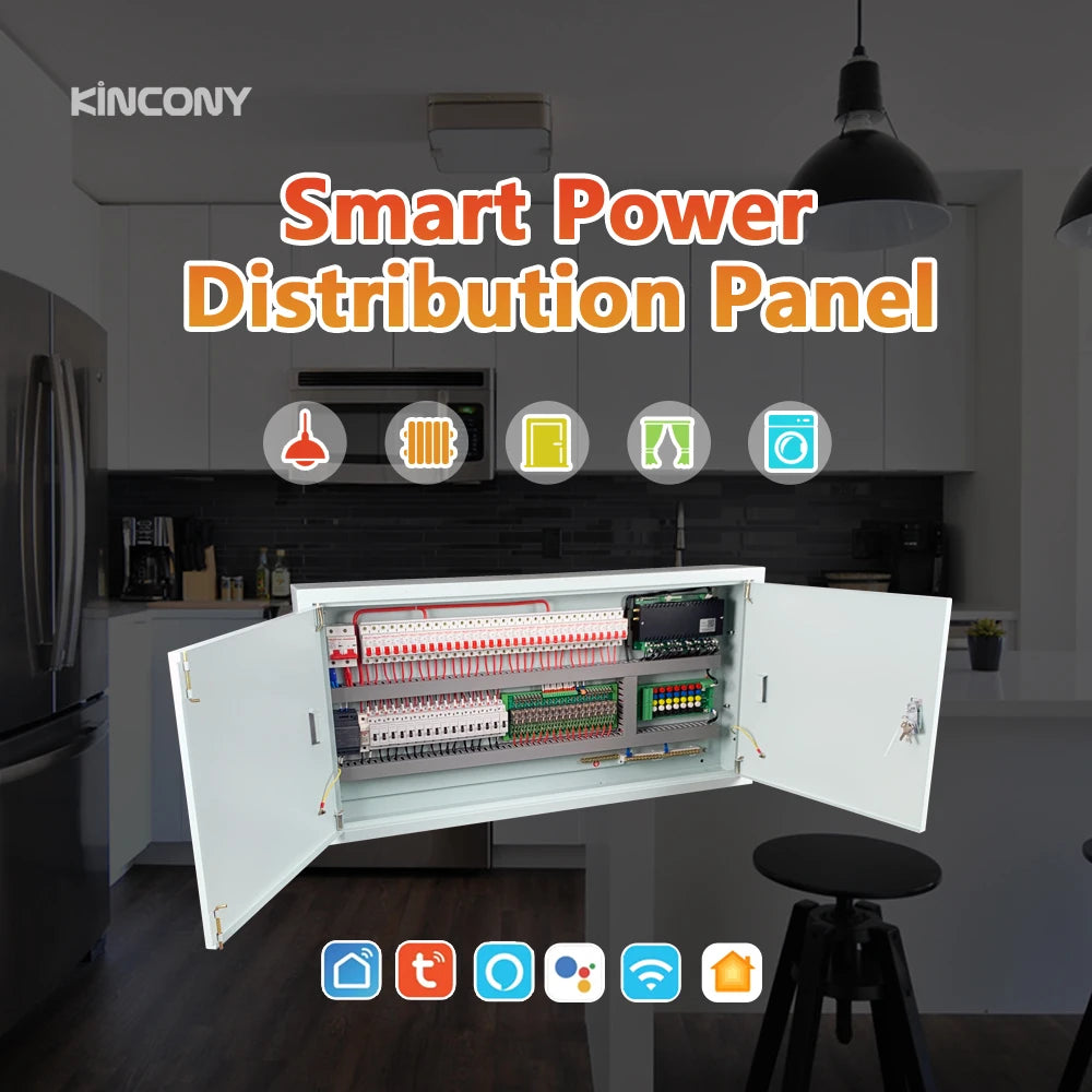 32CH Smart Distribution Board (Tuya+Home Assistant+Homekit)