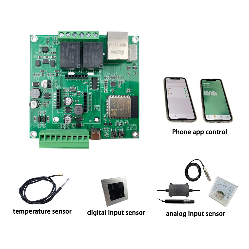 KinCony KC868-A2 2 channel esp32 4G relay board