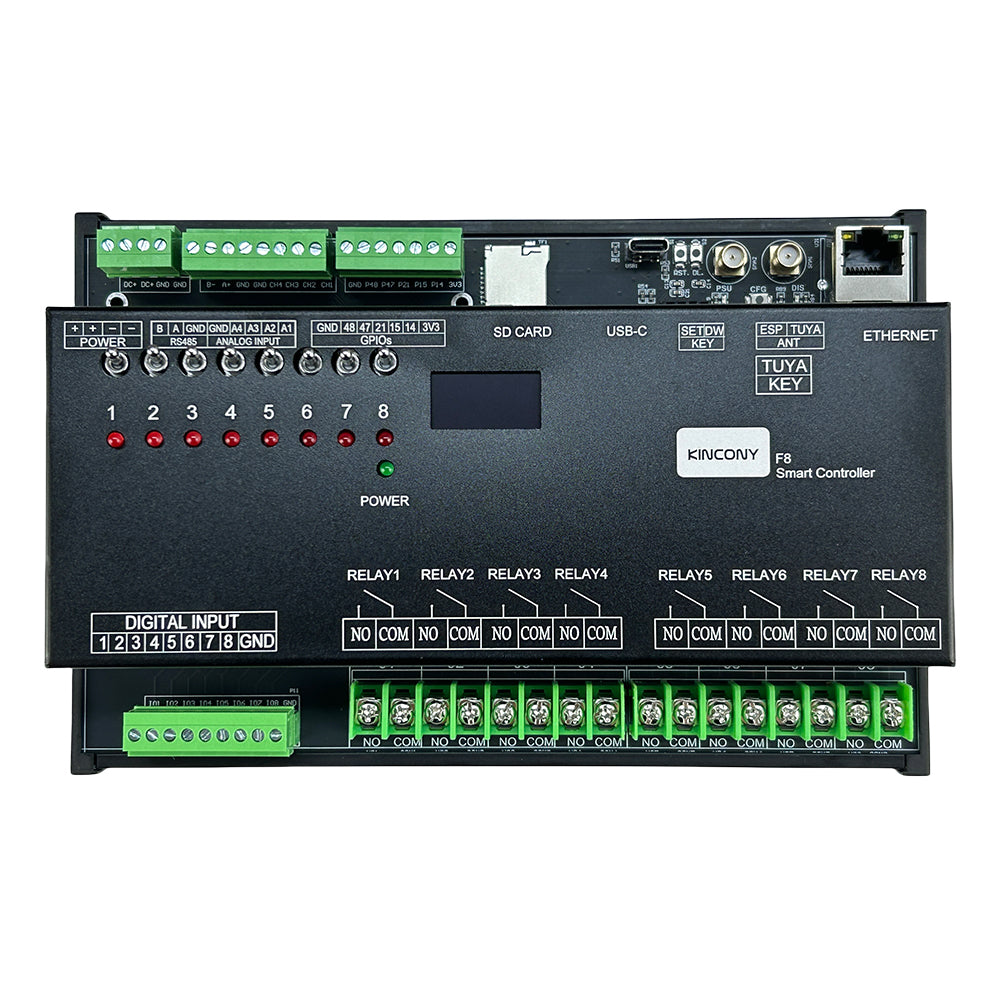 KinCony F8 8CH ESP32-S3 Removable Relay board