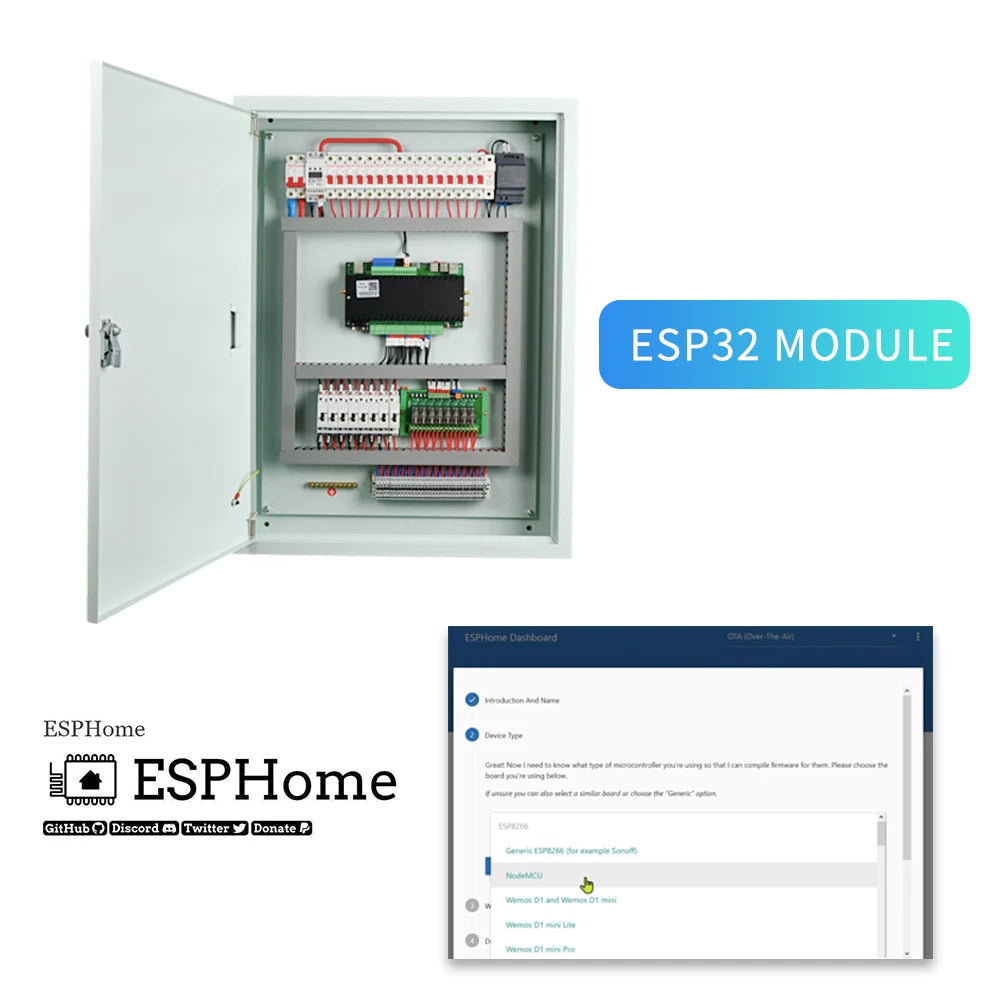 16CH Raspberry Pi Distribution Panel (Home Assistant+Node Red)