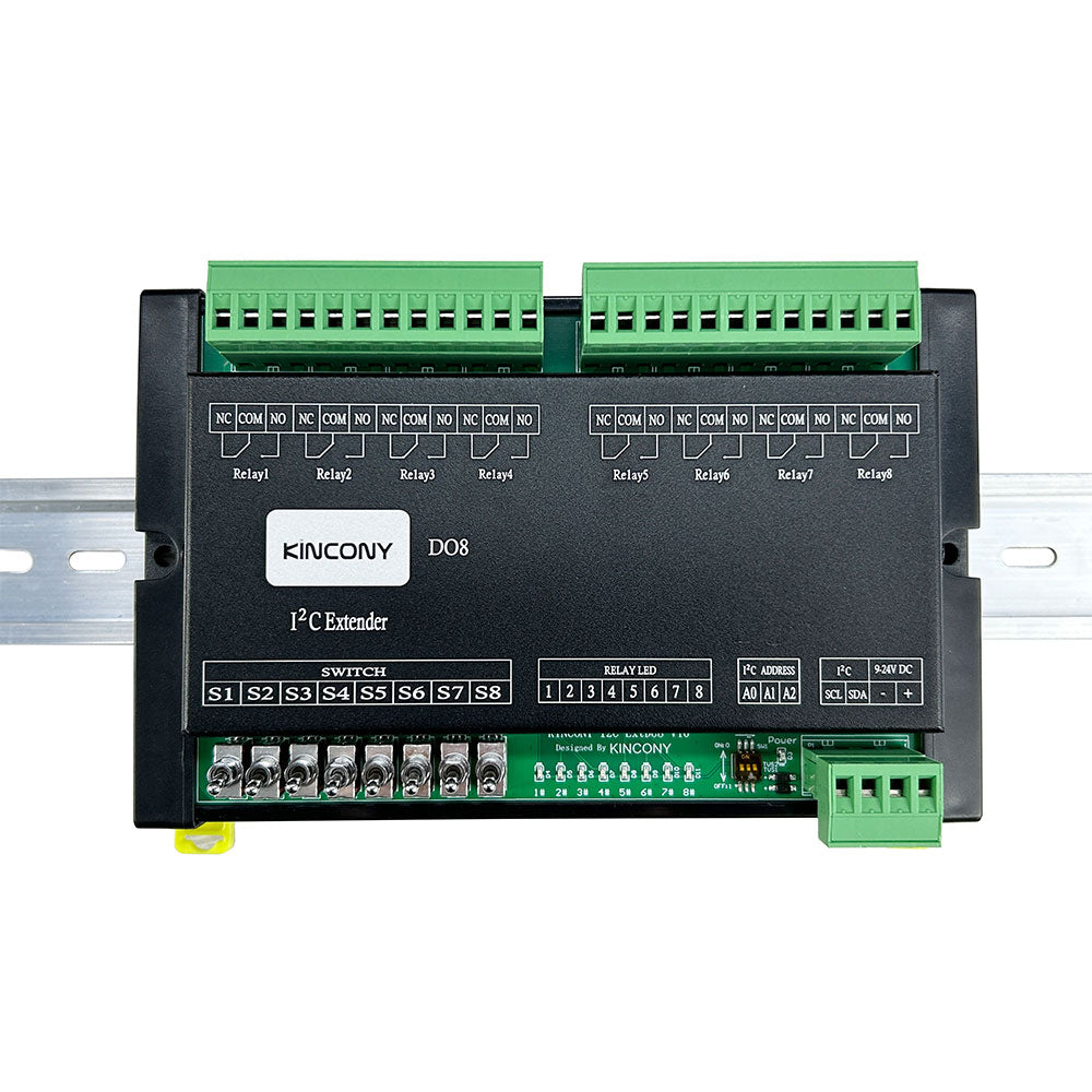 KinCony DO8 PCF8574 IO Expansion i2c relay board