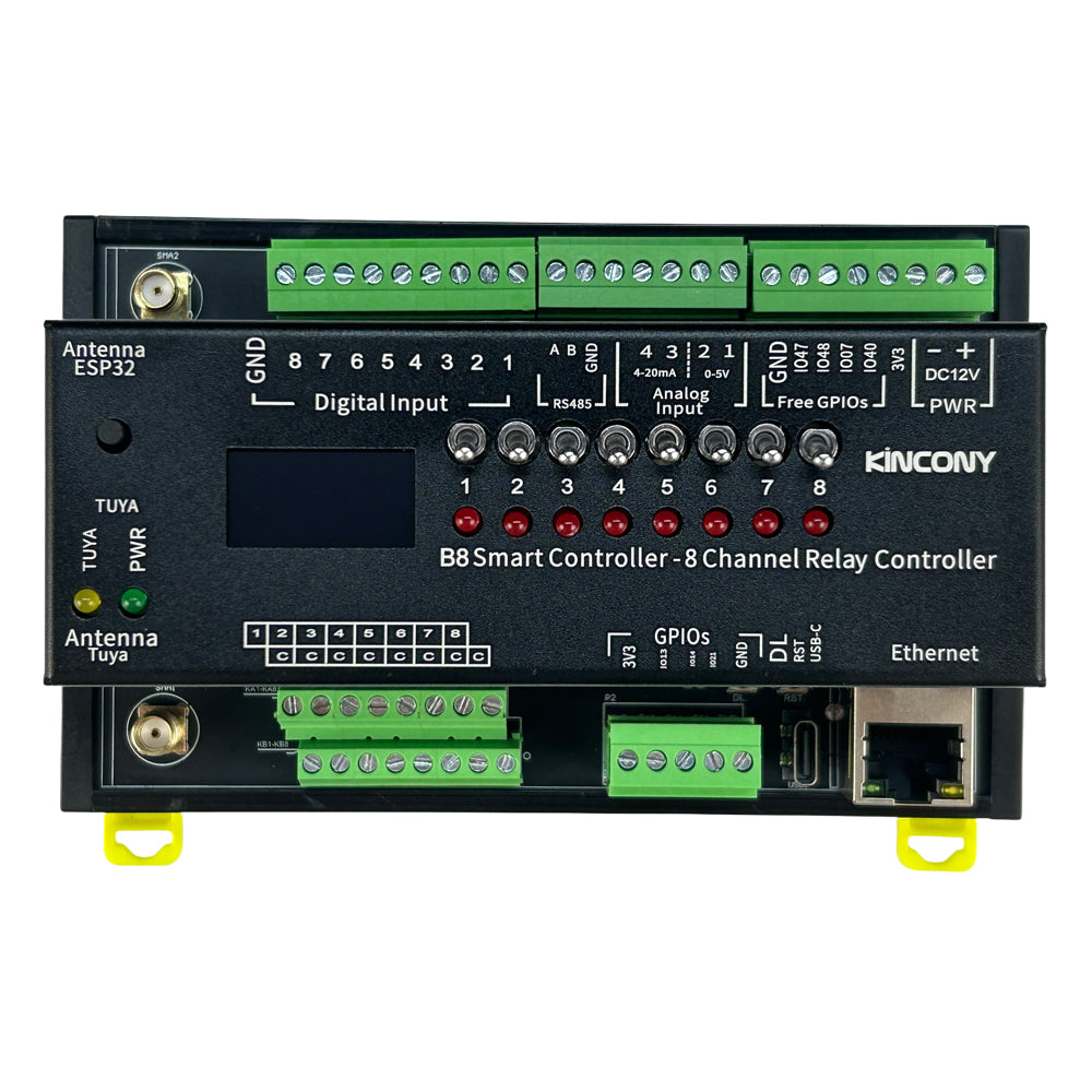ESP32 Smart Controller – B8 (8CH Relay)