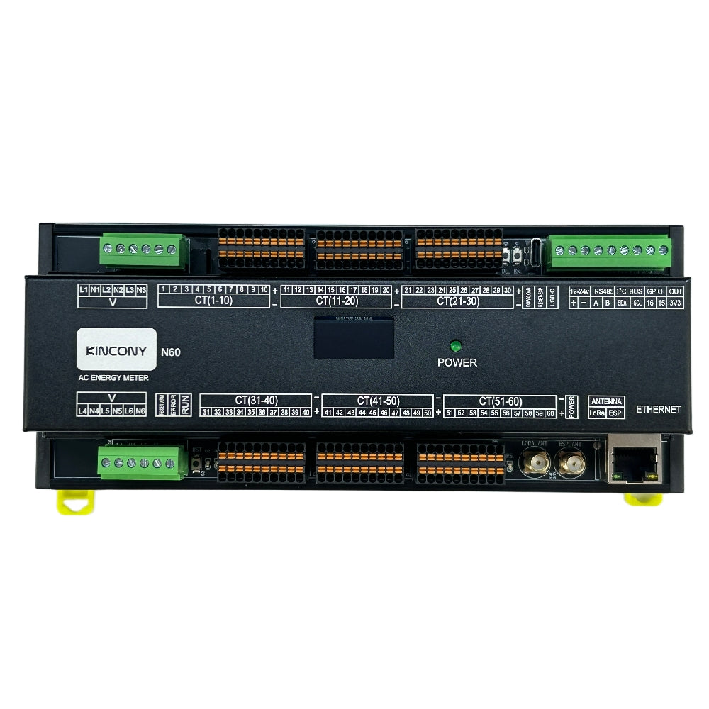 60 Channel ESP32 AC LoRa Energy Meter – N60