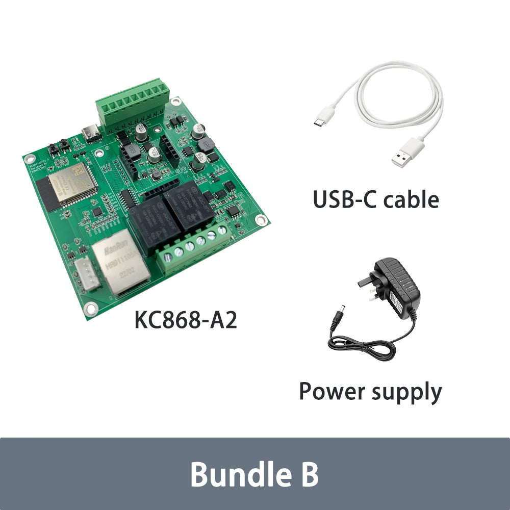 KinCony KC868-A2 2 channel esp32 4G relay board