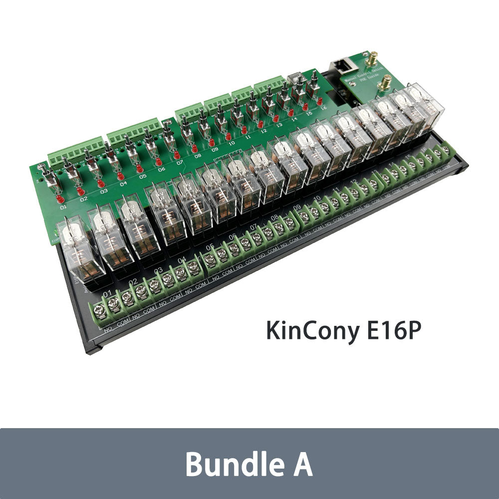 KinCony E16P 16CH ESP32 PoE Ethernet Relay Module