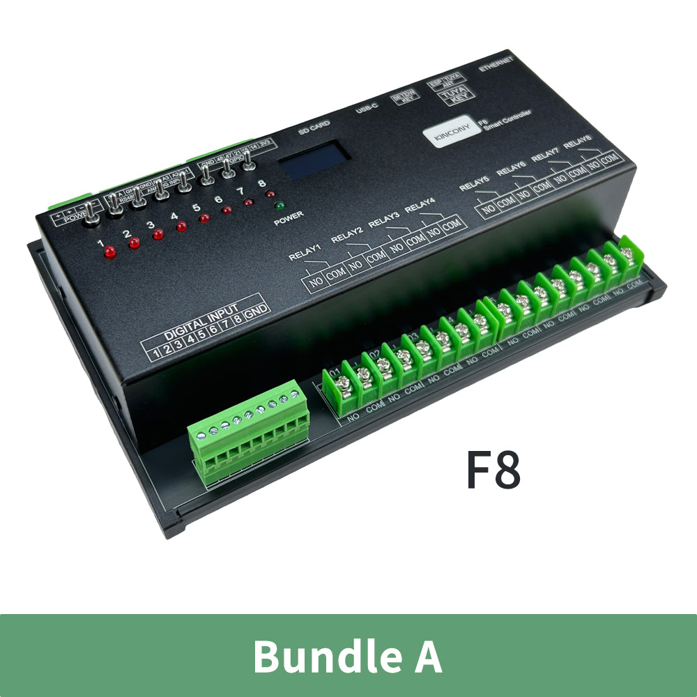 KinCony F8 8CH ESP32-S3 Removable Relay board