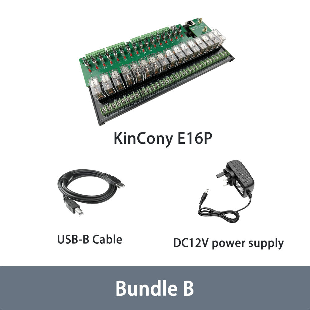 KinCony E16P 16CH ESP32 PoE Ethernet Relay Module