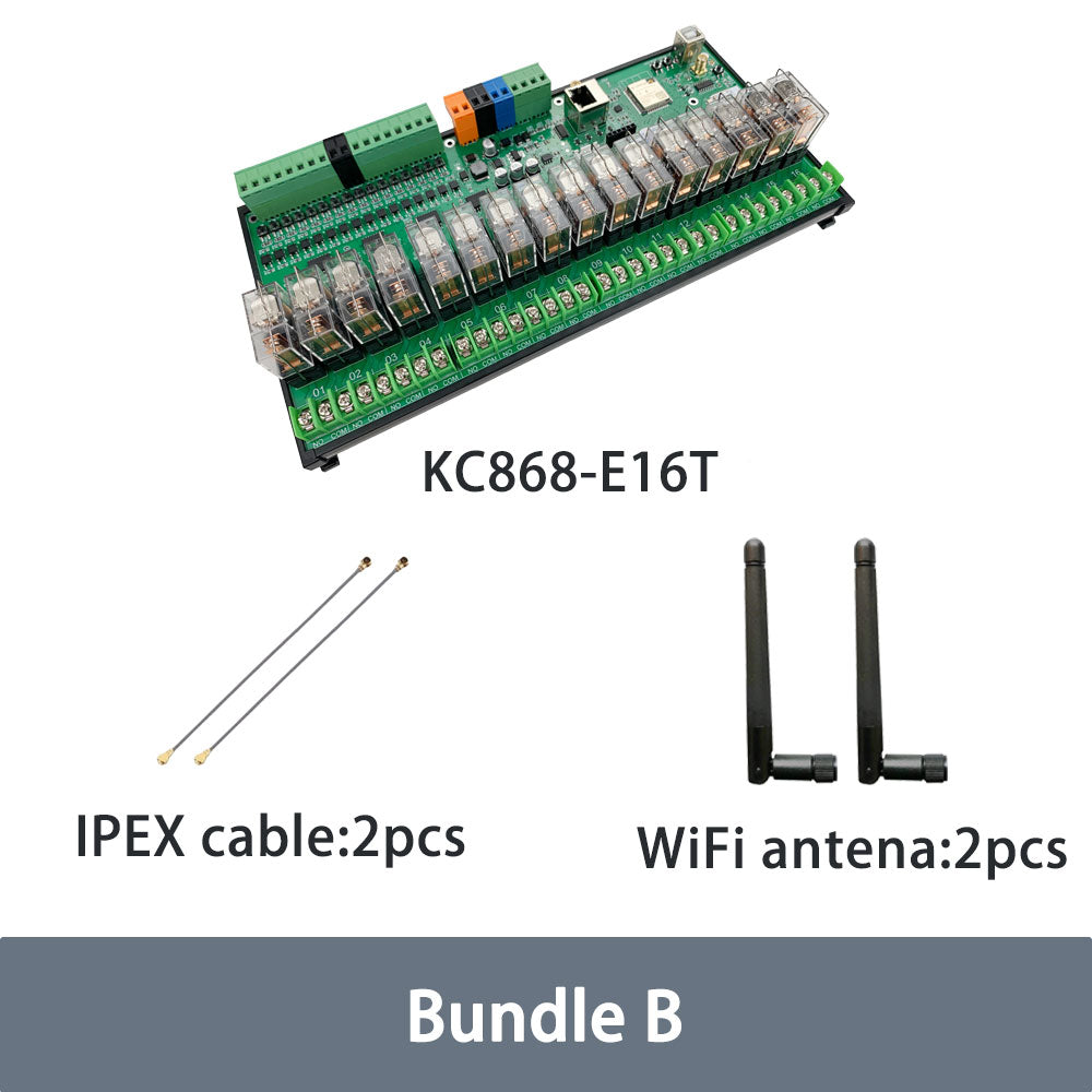 KC868-E16T ESP32 Tuya DIN Rail Relay Module