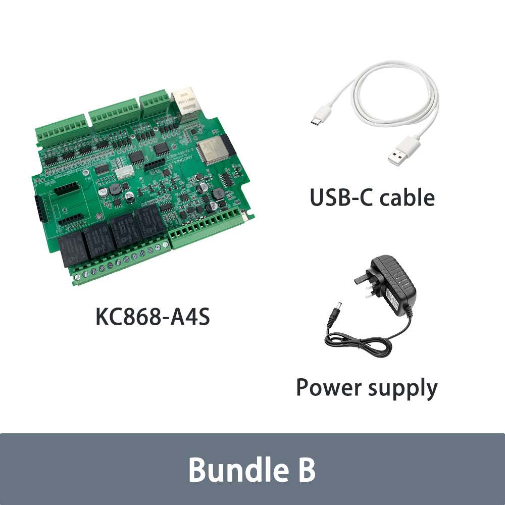 KinCony KC868-A4S 4 channel GSM relay esp32 board
