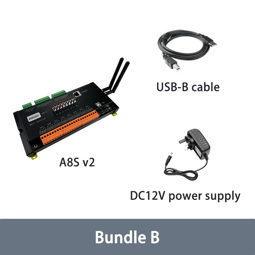 A8S v2 4G ESP32 8CH Relay Module With Manual Buttons
