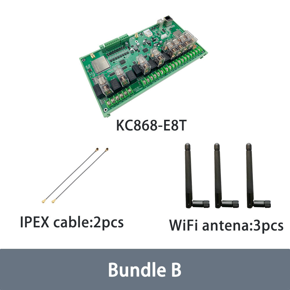 KC868-E8T ESP32 Tuya 4G Energy Meter Relay Module