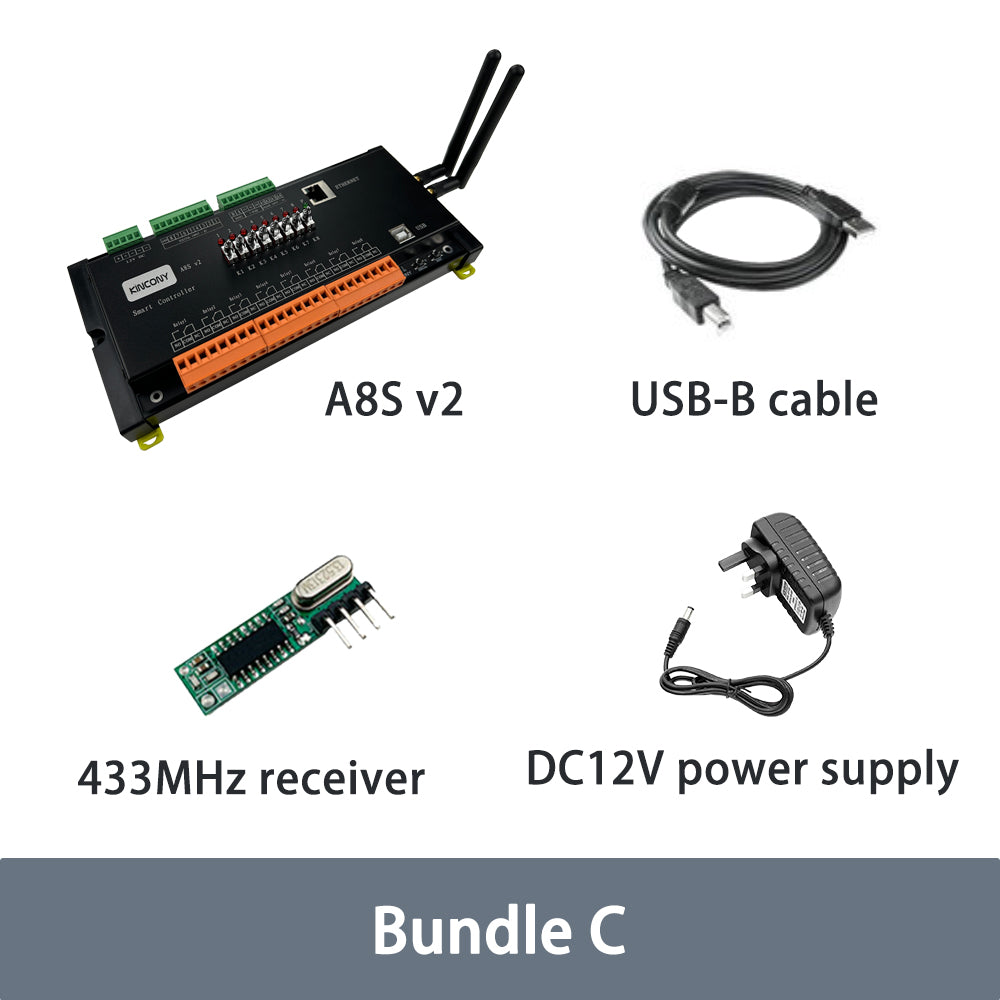 A8S v2 4G ESP32 8CH Relay Module With Manual Buttons