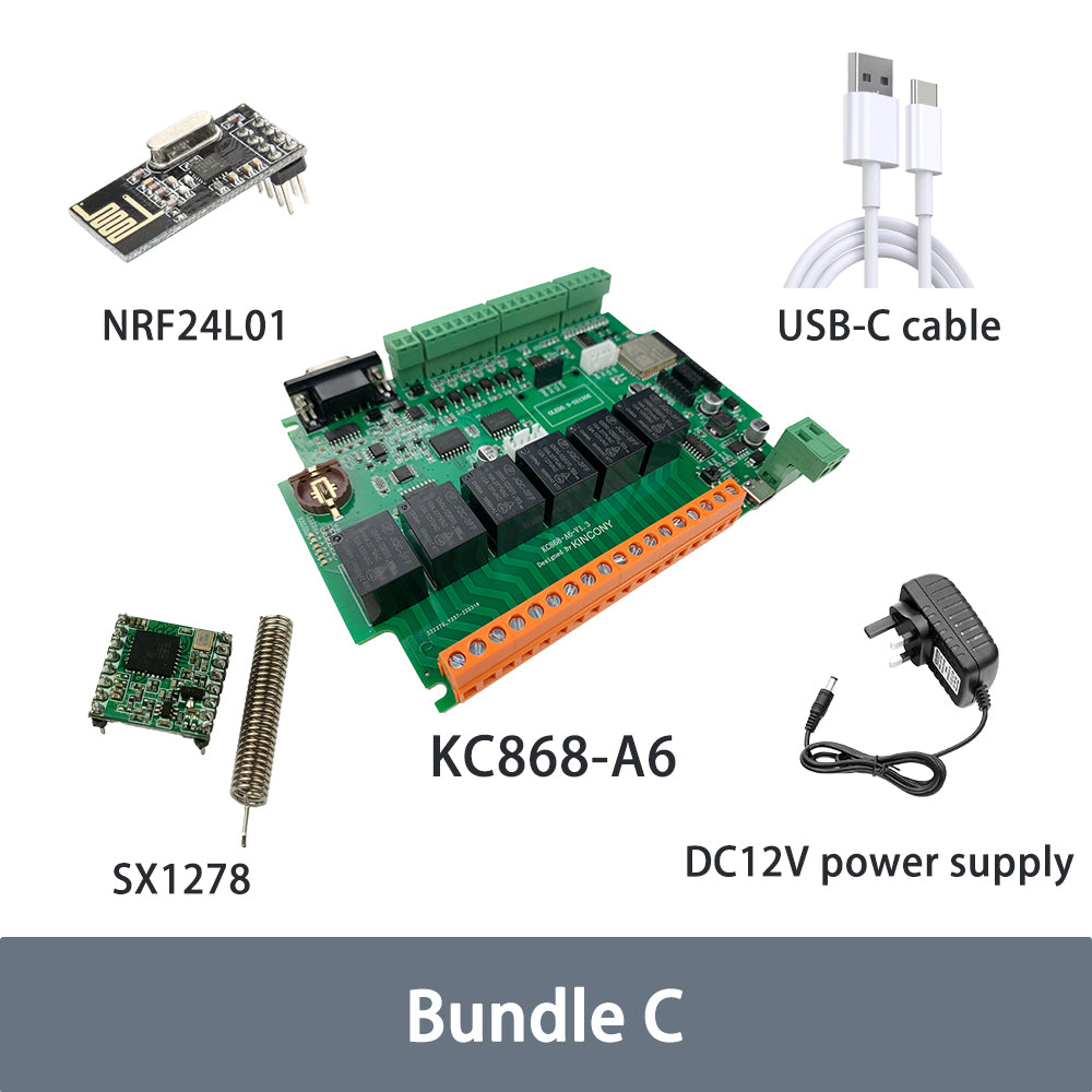 KinCony KC868-A6 ESP32 6 channel relay module