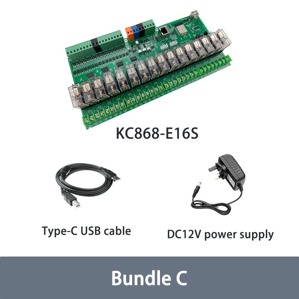 KC868-E16S ESP32 DIN Rail Relay Module