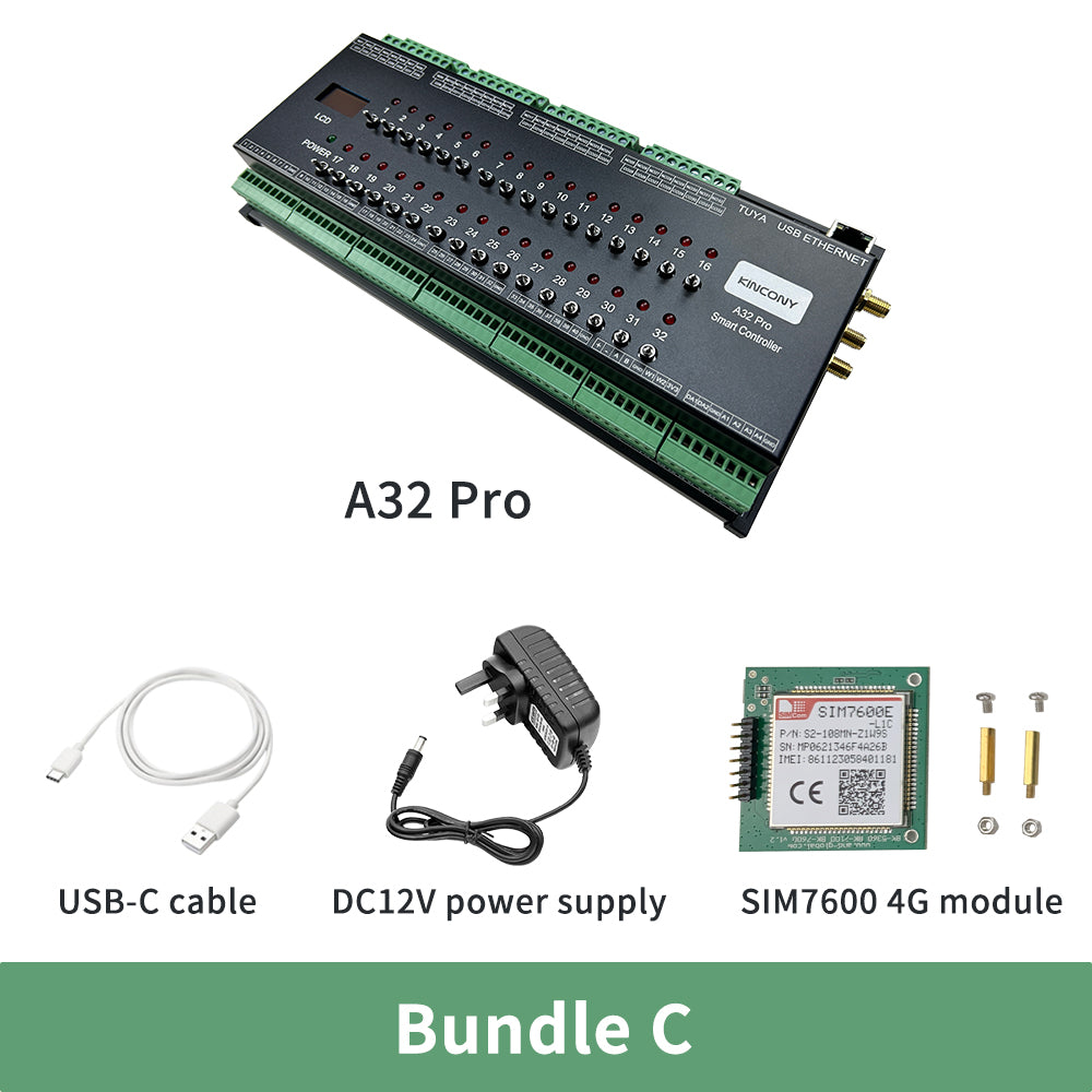 KinCony A32 Pro 32 Channel 4G ESP32 Relay Board