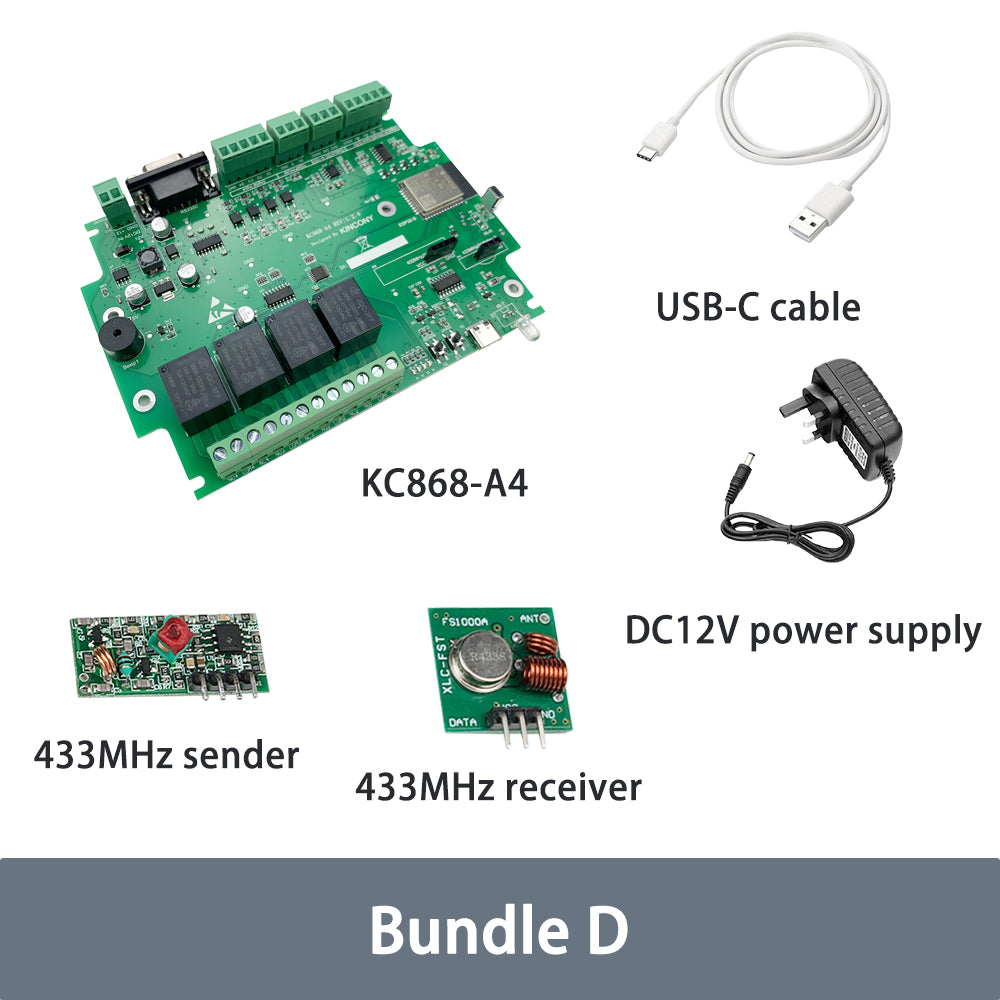 KinCony KC868-A4 arduino ESP32 4 channel relay module
