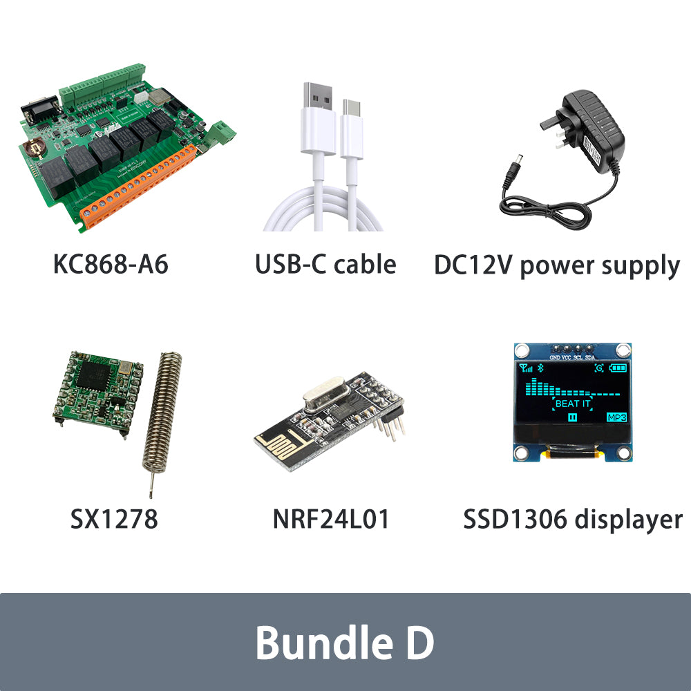 KinCony KC868-A6 ESP32 6 channel relay module