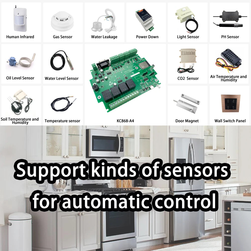KinCony KC868-A4 arduino ESP32 4 channel relay module