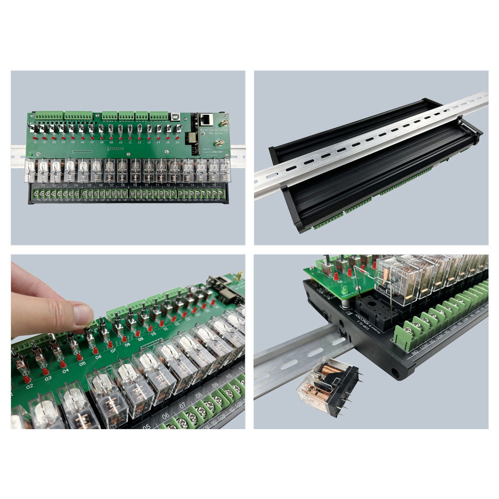 KinCony E16P 16CH ESP32 PoE Ethernet Relay Module