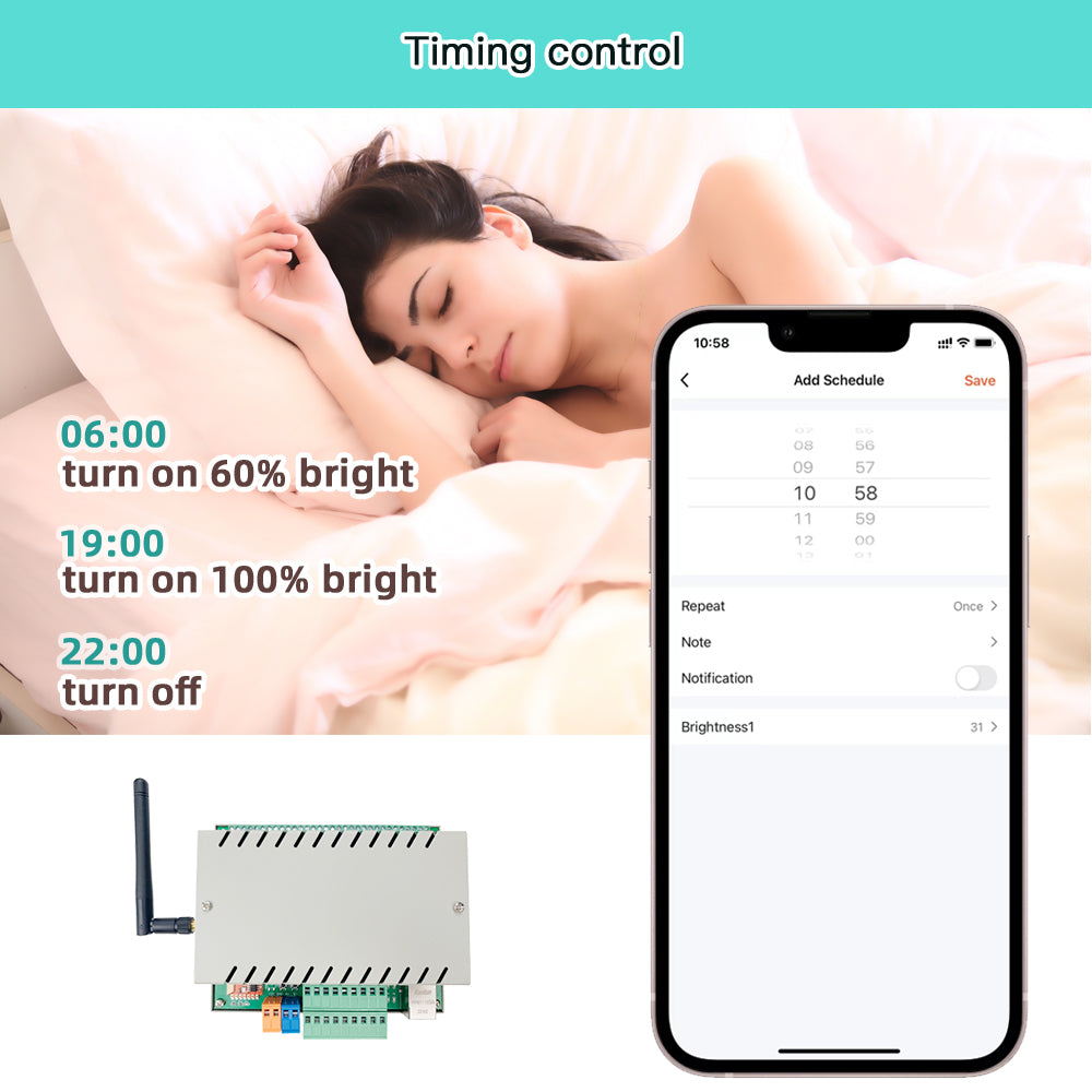 KC868-D16 16 Channel Tuya Dimmer Module