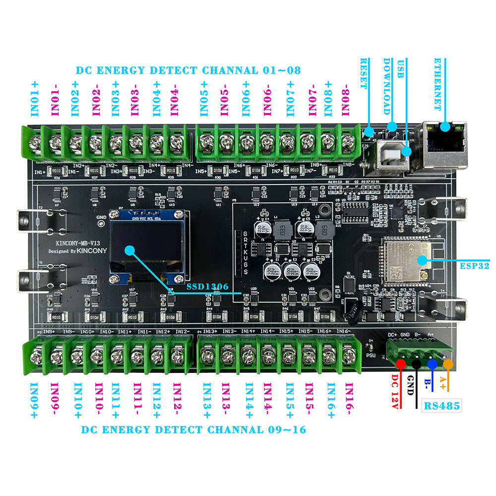 KinCony ESP32 Battery Monitor