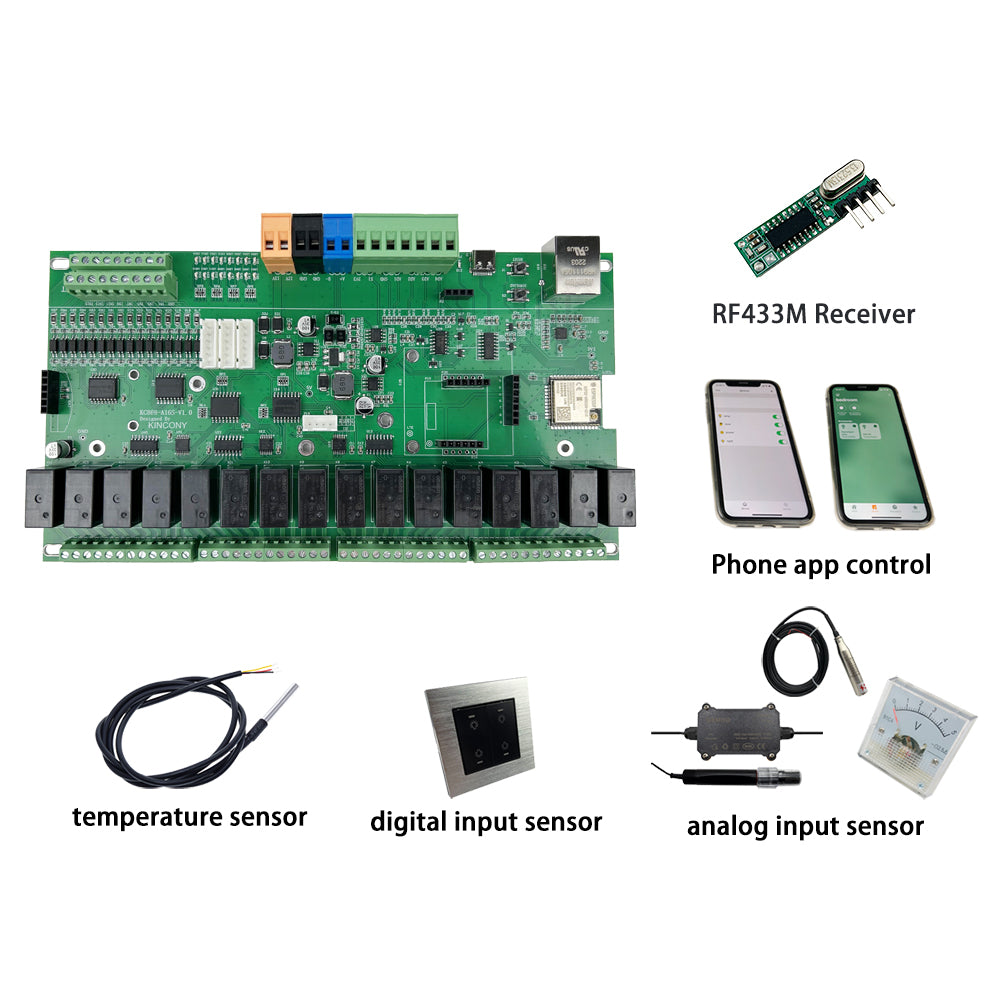 KinCony A16S 16 Channel ESP32 4G Relay Board