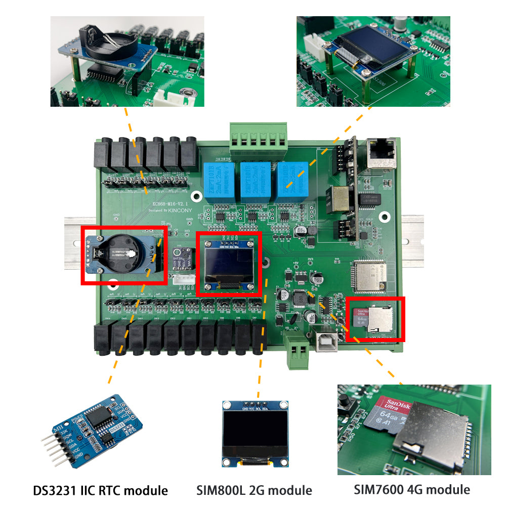 KC868-M16v2 iot ESP32 power meter