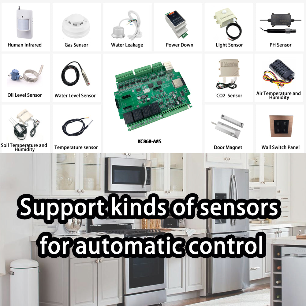 KinCony KC868-A4S 4 channel GSM relay esp32 board