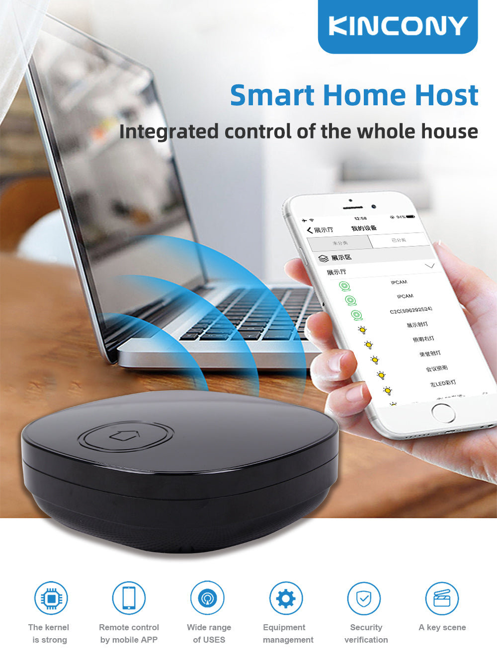 KinCony AG Pro Wireless ALL IN ONE Controller