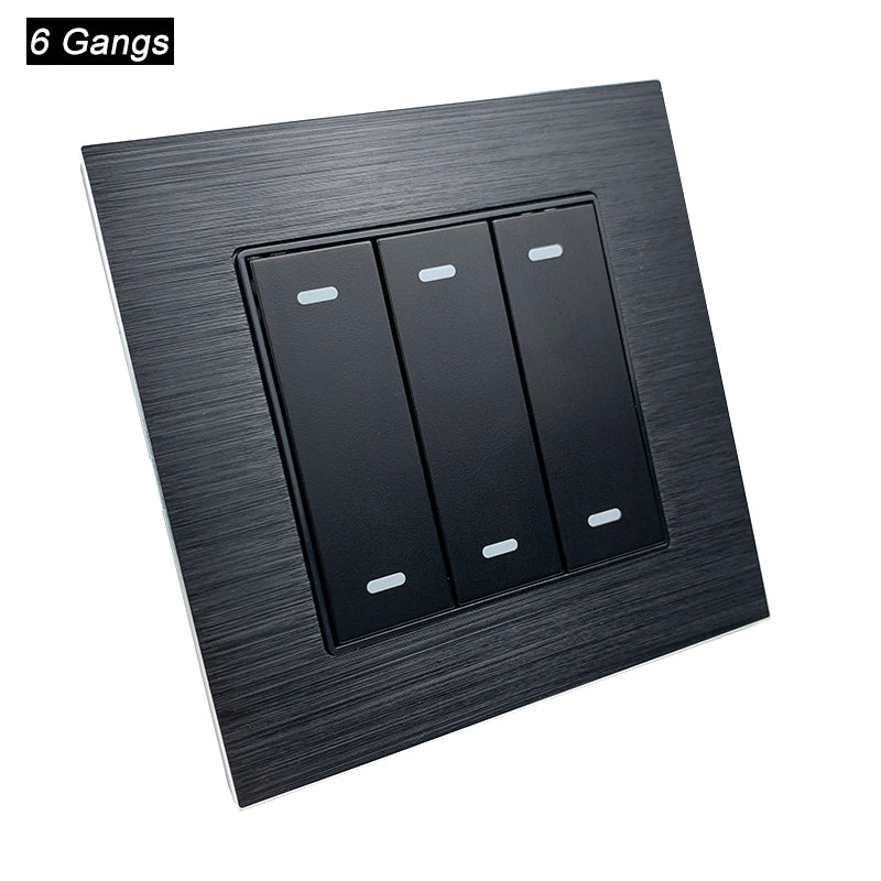 momentary wall switch panel (push button)