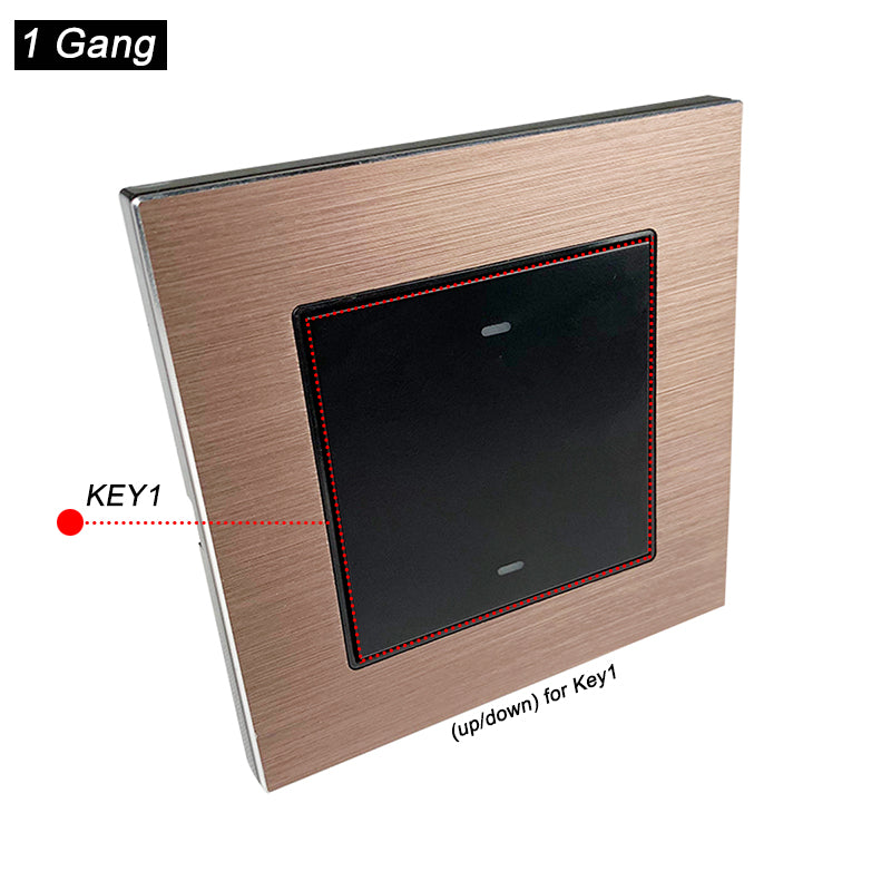 momentary wall switch panel (push button)
