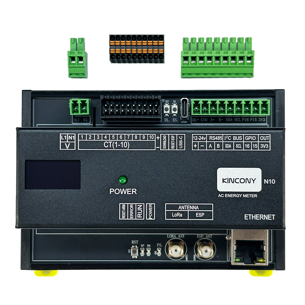 10 Channel ESP32 AC LoRa Energy Meter – N10