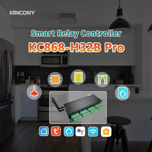 KC868-H32B Pro 32 channel relay controller board