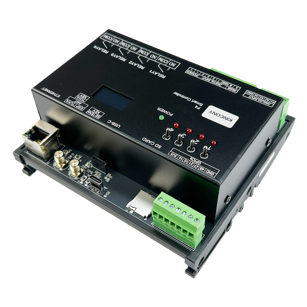 KinCony F4 4CH ESP32-S3 Removable Relay board