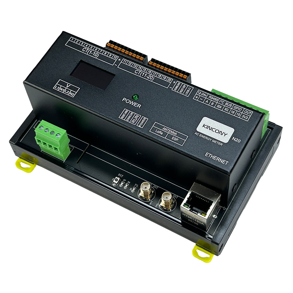 20 Channel ESP32 AC LoRa Energy Meter – N20