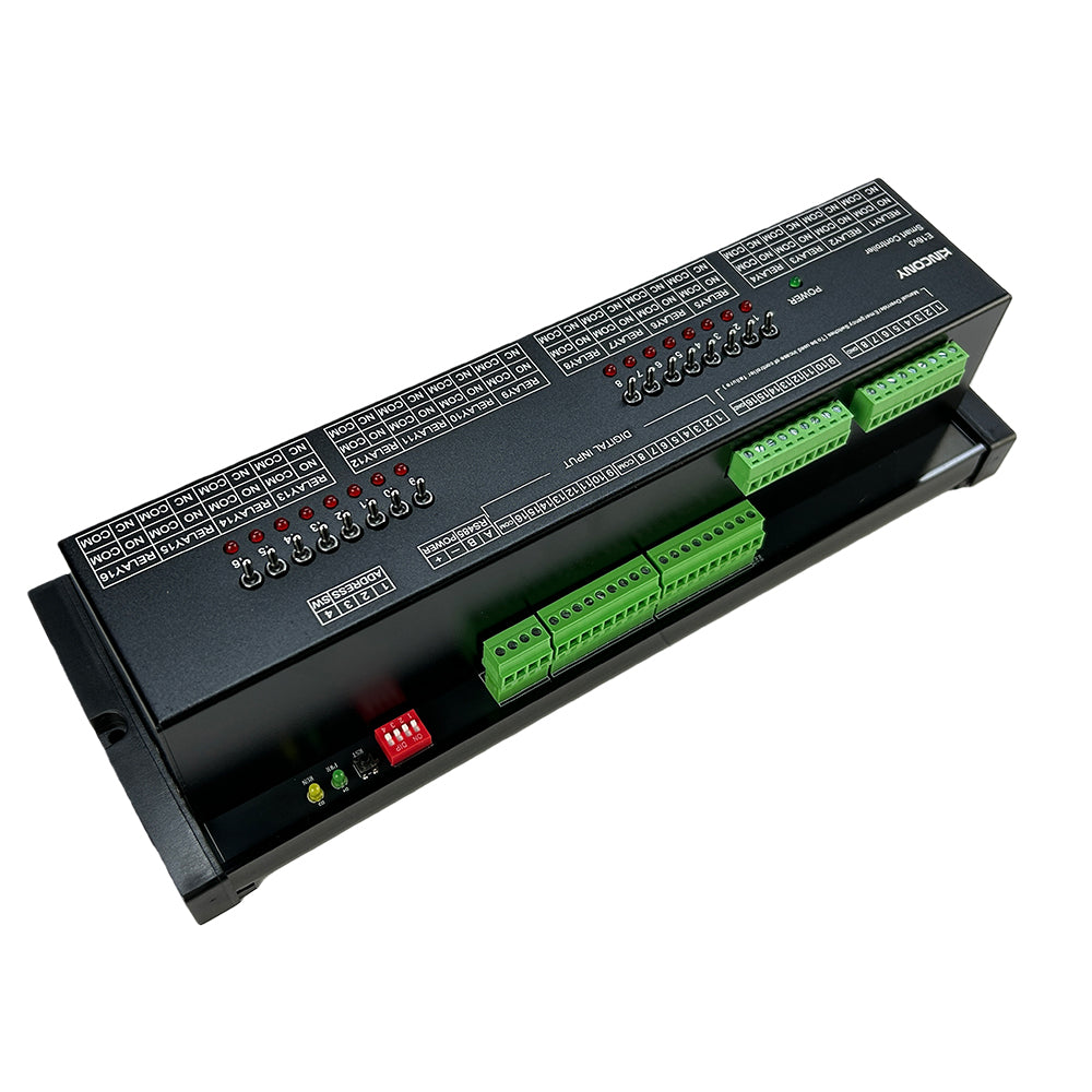 RS485 Modbus Din Rail Relay Module - E16v3 (16A Removable Relay)