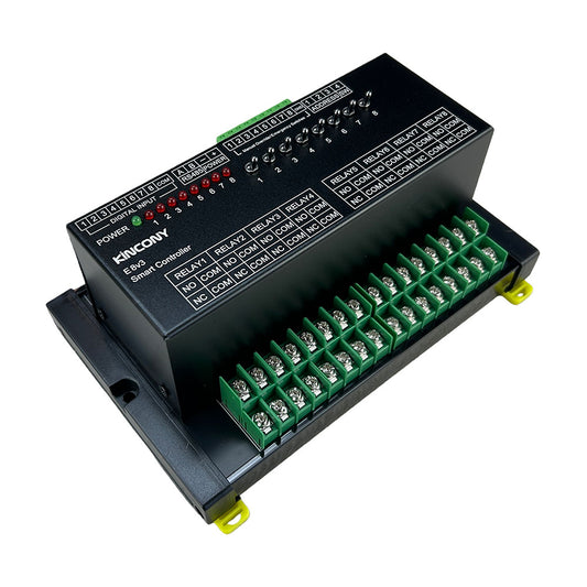 RS485 Modbus Din Rail Relay Module - E8v3 (16A Removable Relay)