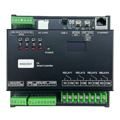 KinCony F4 4CH ESP32-S3 Removable Relay board