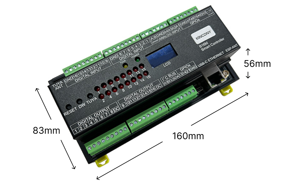 ESP32 Smart Controller - B16M (16CH MOSFET)