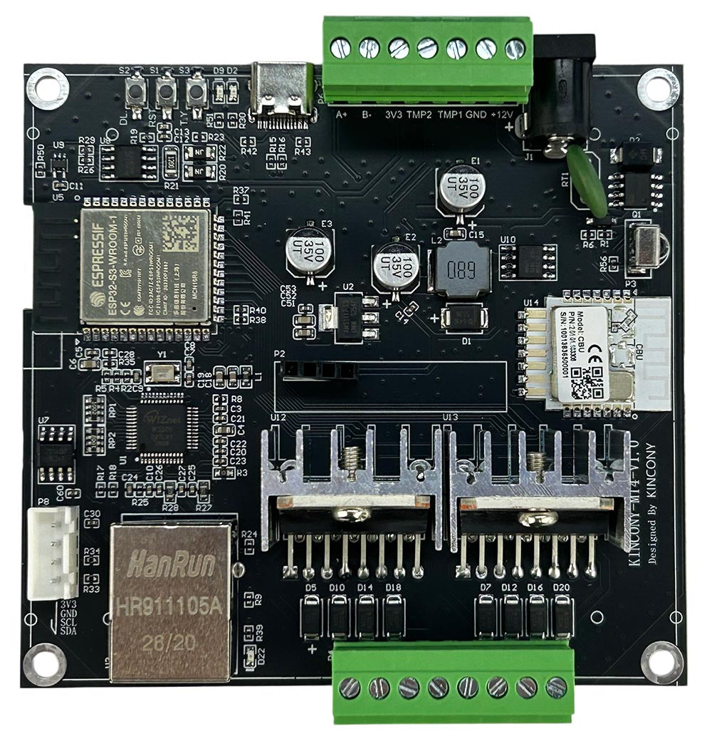 ESP32-S3 4 Channel DC Motor Controller - MT4