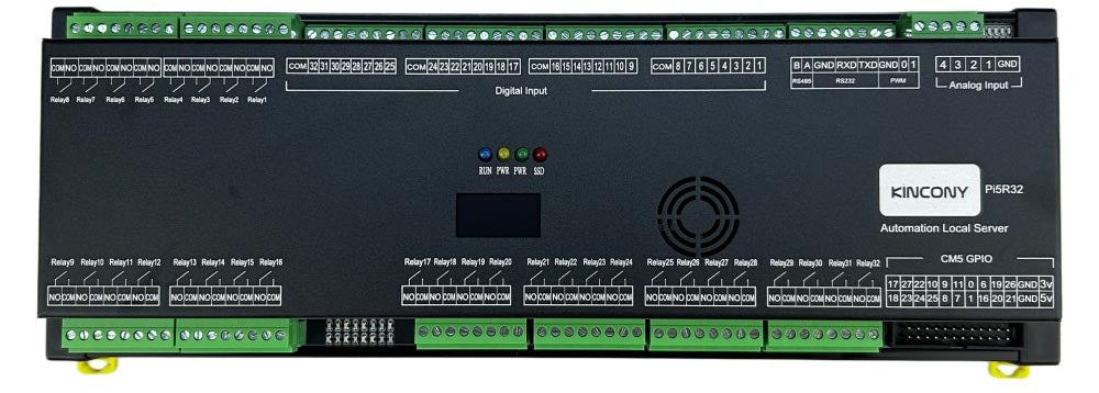 Raspberry Pi CM5 Relay Controller for Smart Home & Industrial Automation - KinCony Pi5R32