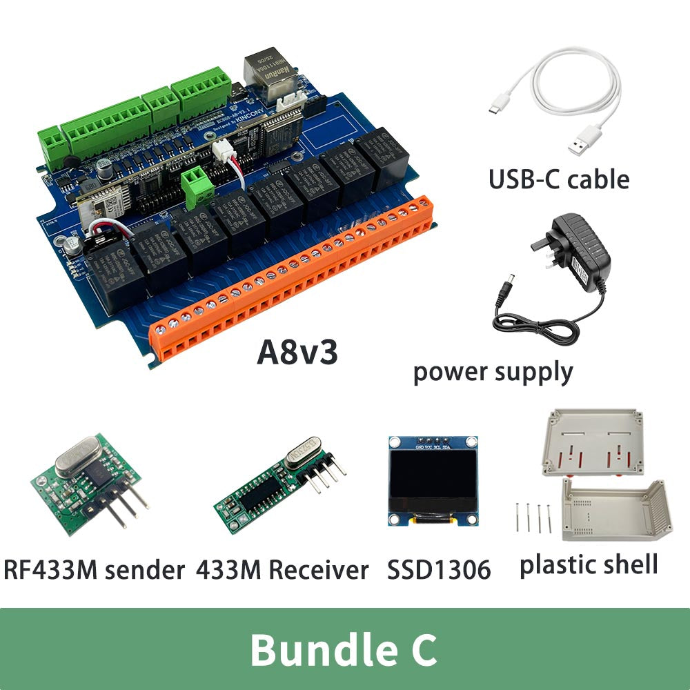 KC868-A8v3 ESP32-S3 8 channel relay module