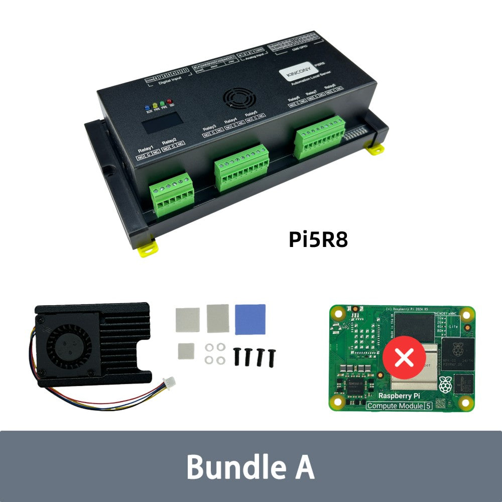 Raspberry Pi CM5 Relay Controller for Smart Home & Industrial Automation - KinCony Pi5R8