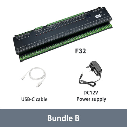 KinCony F32 32CH ESP32-S3 16A Removable Relay board