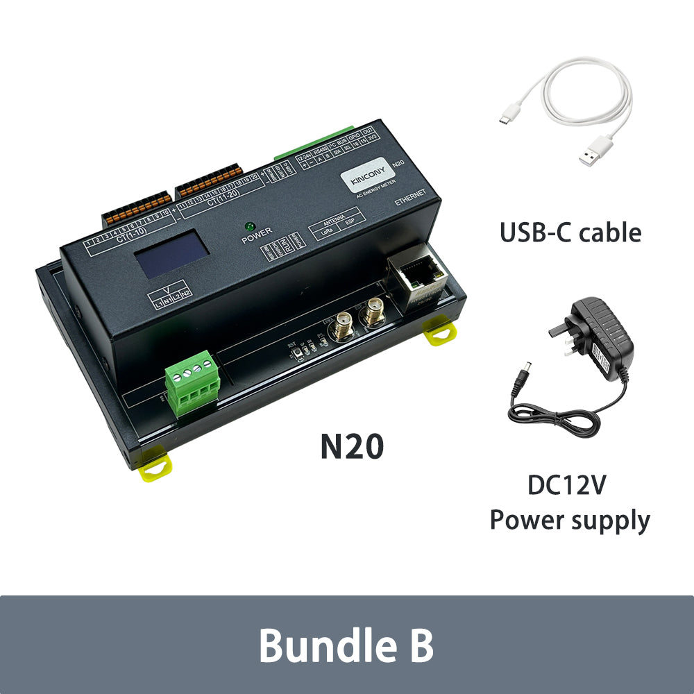 20 Channel ESP32 AC LoRa Energy Meter – N20