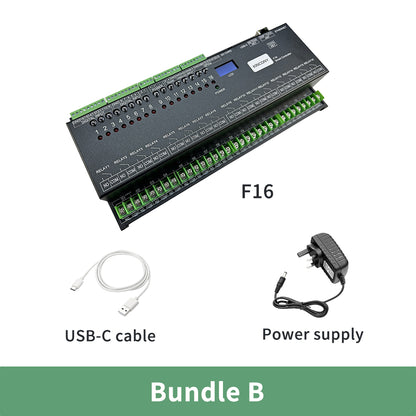 KinCony F16 16CH ESP32-S3 Removable Relay board