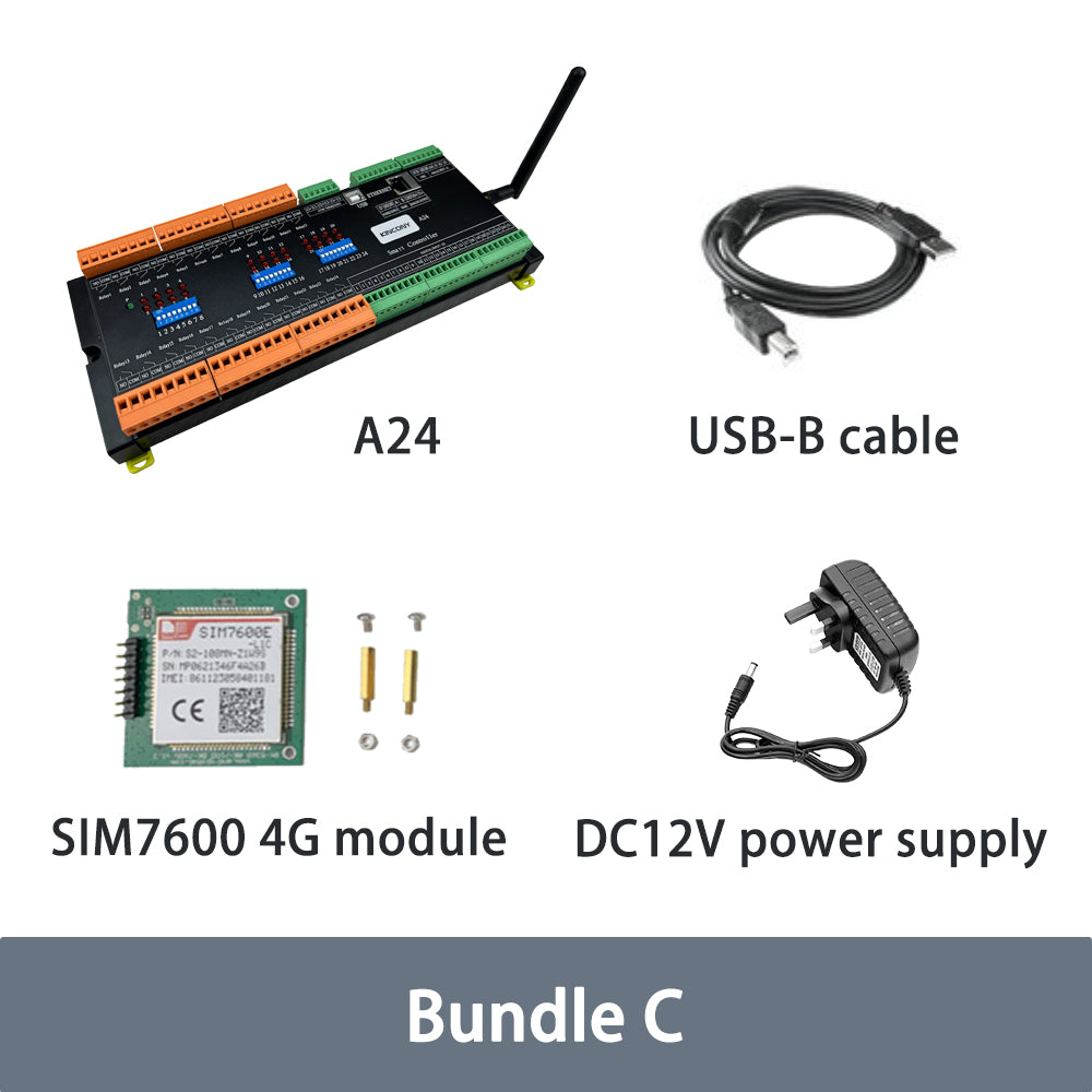 KinCony A24 ESP32 K-Type Thermocouple 24CH Relay Module